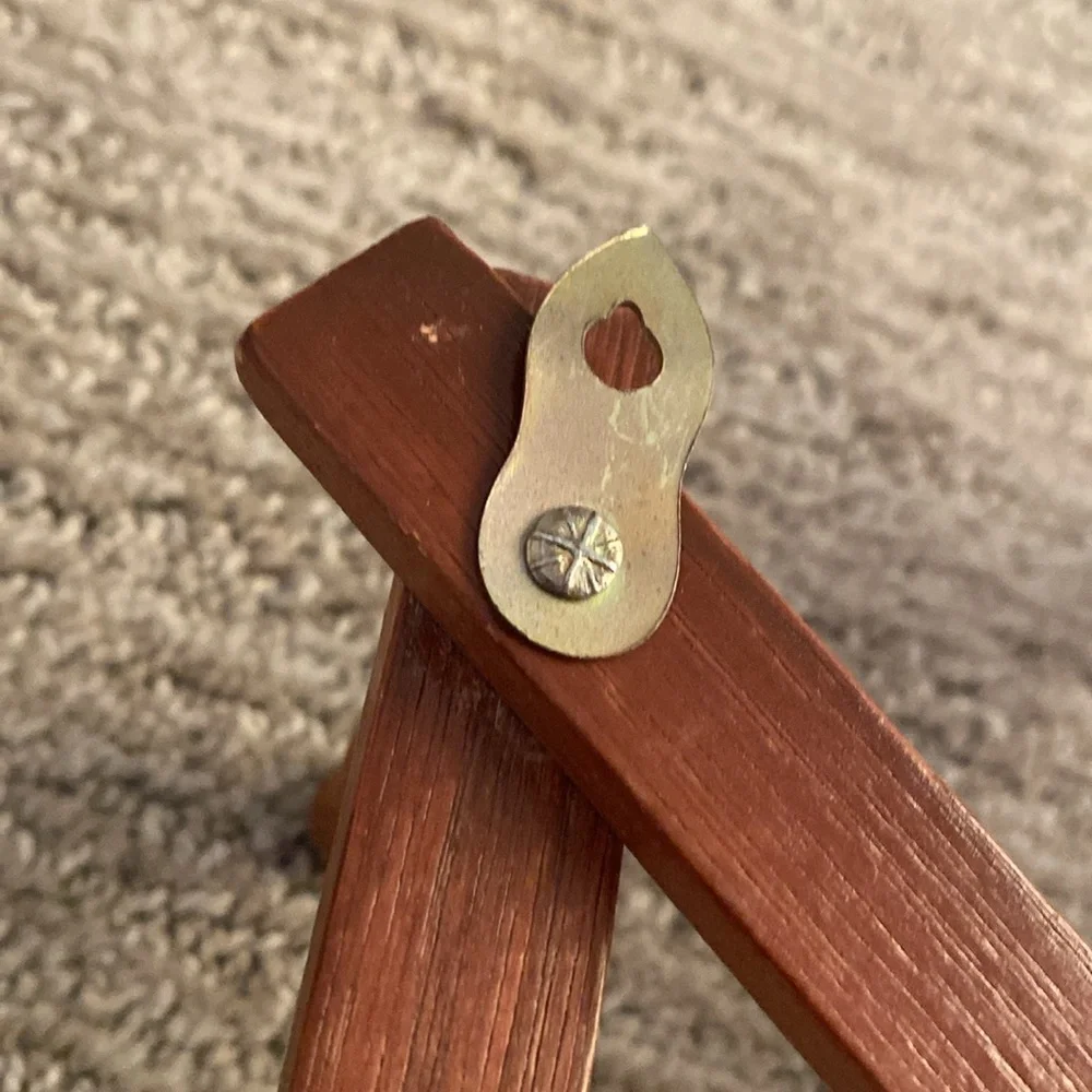 Vintage Wood 10 peg Coat Rack Wall Hanger